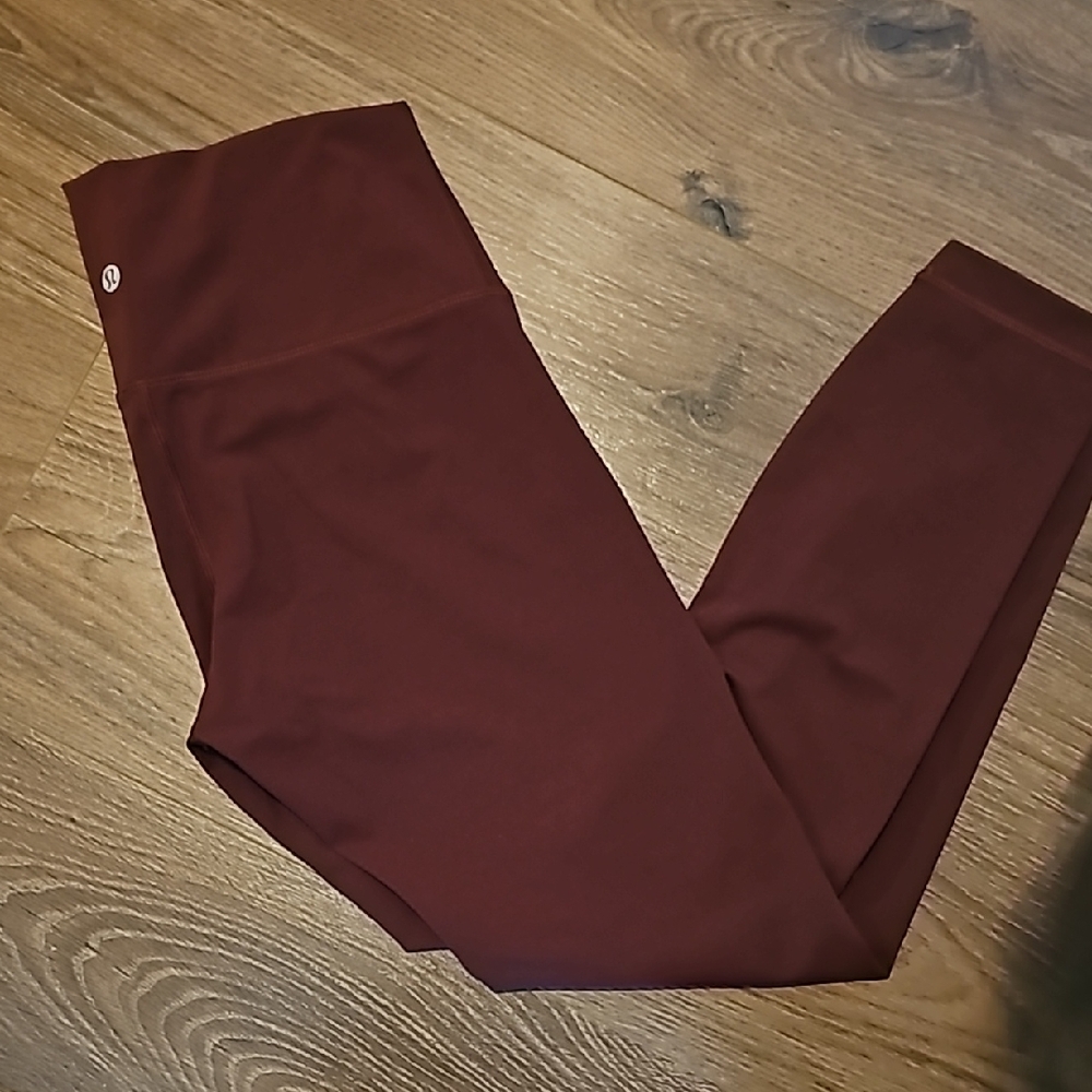 Lululemon Burgundy Leggings